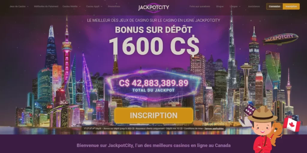 Jackpot city casino welcome offer